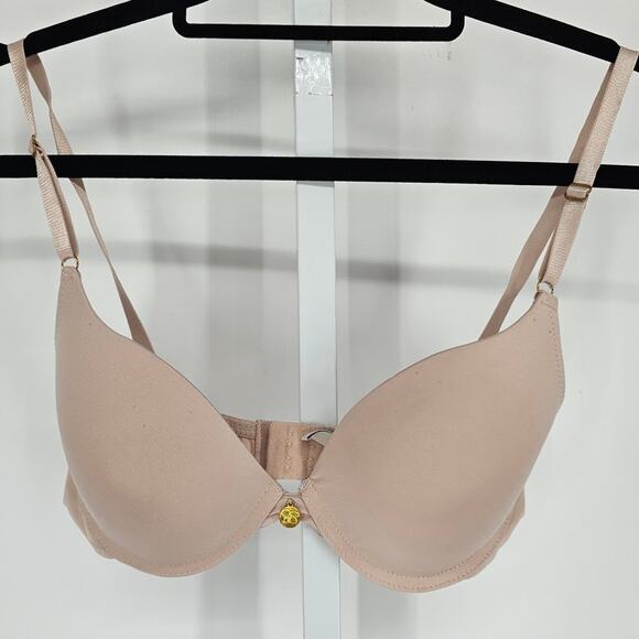 jessica Simpson Womens Sz 36C Lightly Padded T Shirt Bra Solid beige - Picture 1 of 5